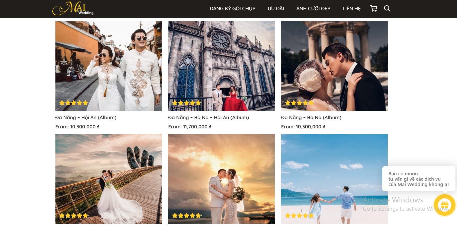 website ảnh viện áo cưới