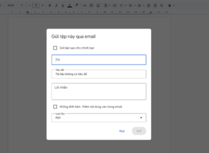 Cách gửi email Google Doc - Hướng dẫn chi tiết và dễ thực hiện