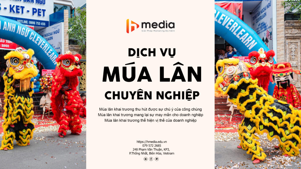 Dịch Vụ Múa Lân Chuyên Nghiệp Tại Biên Hòa