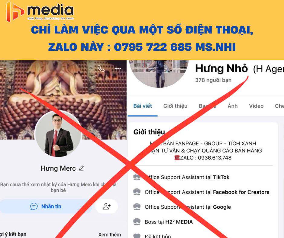 CẢNH BÁO LỪA ĐẢO – MẠO DANH CÔNG TY HMEDIA