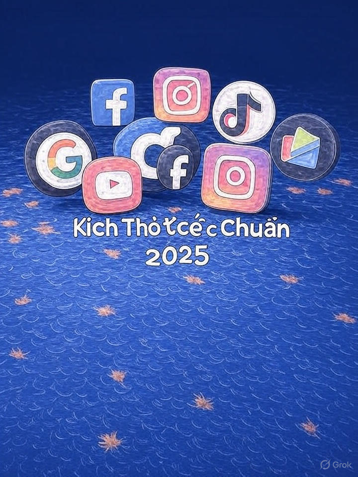 Kích Thước Hình Ảnh Mạng Xã Hội Chuẩn 2025