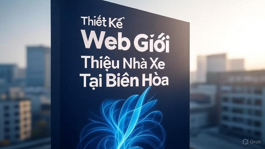 Thiết Kế Web Giới Thiệu Nhà Xe Tại Biên Hòa