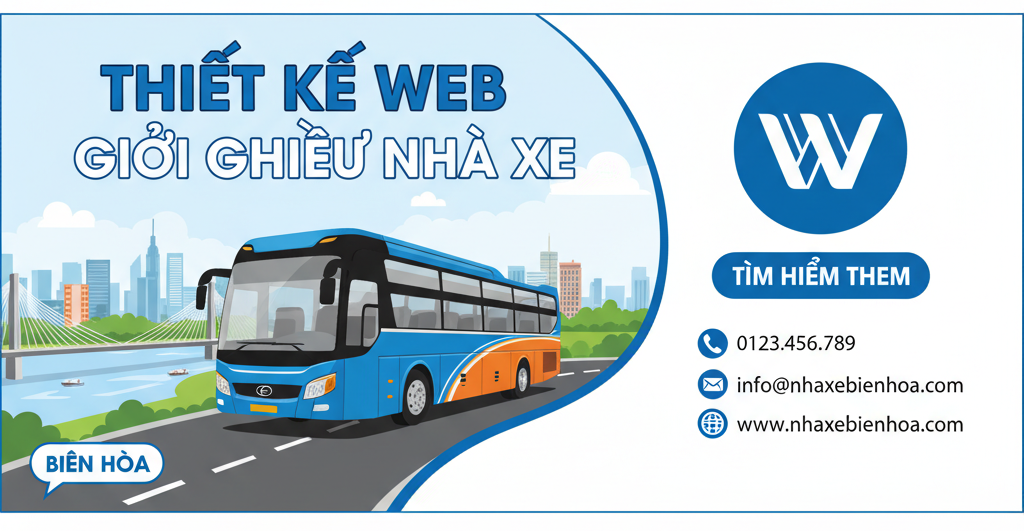 Thiết Kế Web Giới Thiệu Nhà Xe Tại Biên Hòa