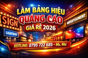 Làm Bảng Hiệu Quảng Cáo Giá Rẻ Tại Biên Hòa 2026