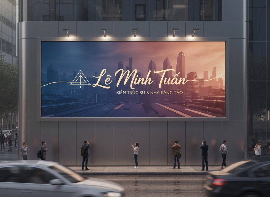 Thiết Kế Bảng Hiệu Quảng Cáo Cho Thương Hiệu Cá Nhân