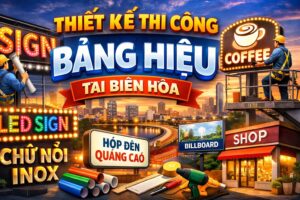 Thiết Kế Thi Công Bảng Hiệu Tại Biên Hòa
