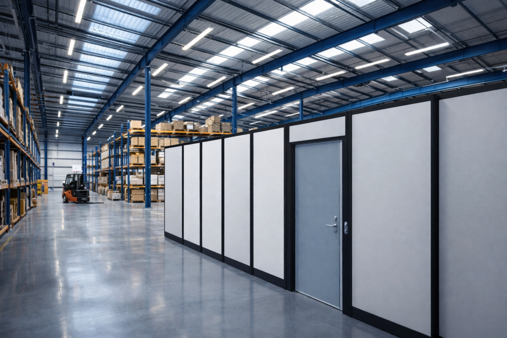 Làm Bảng Hiệu Kho Xưởng Vách Ngăn Tấm Compact