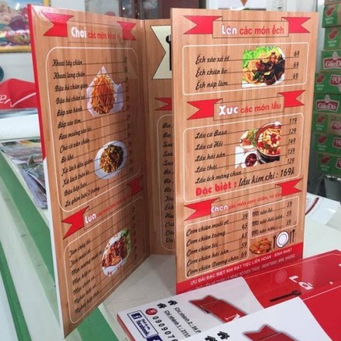 Thiết Kế In Ấn Menu (Thực Đơn) Tại Biên Hòa | TP. Đồng Nai – Hmedia