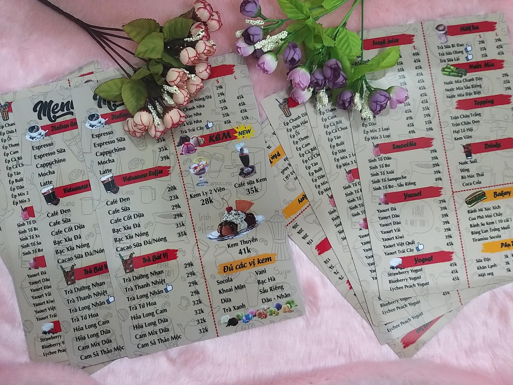 Thiết Kế In Ấn Menu (Thực Đơn) Tại Biên Hòa | TP. Đồng Nai – Hmedia