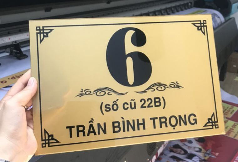 Thiết Kế Thi Công Bảng Số Nhà Tại Biên Hòa | TP. Đồng Nai