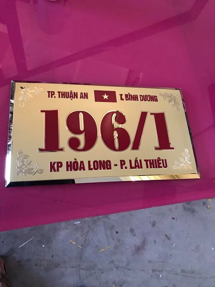 Thiết Kế Thi Công Bảng Số Nhà Tại Biên Hòa | TP. Đồng Nai