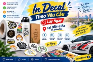In Decal Theo Yêu Cầu Lấy Ngay Tại Biên Hòa | TP. Đồng Nai