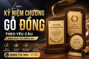 Làm Kỷ Niệm Chương Gỗ Đồng Theo Yêu Cầu – Biên Hòa | TP. Đồng Nai