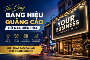Thi Công Bảng Hiệu Quảng Cáo Hố Nai, Biên Hòa – Giải Pháp Tạo Dấu Ấn Cho Doanh Nghiệp