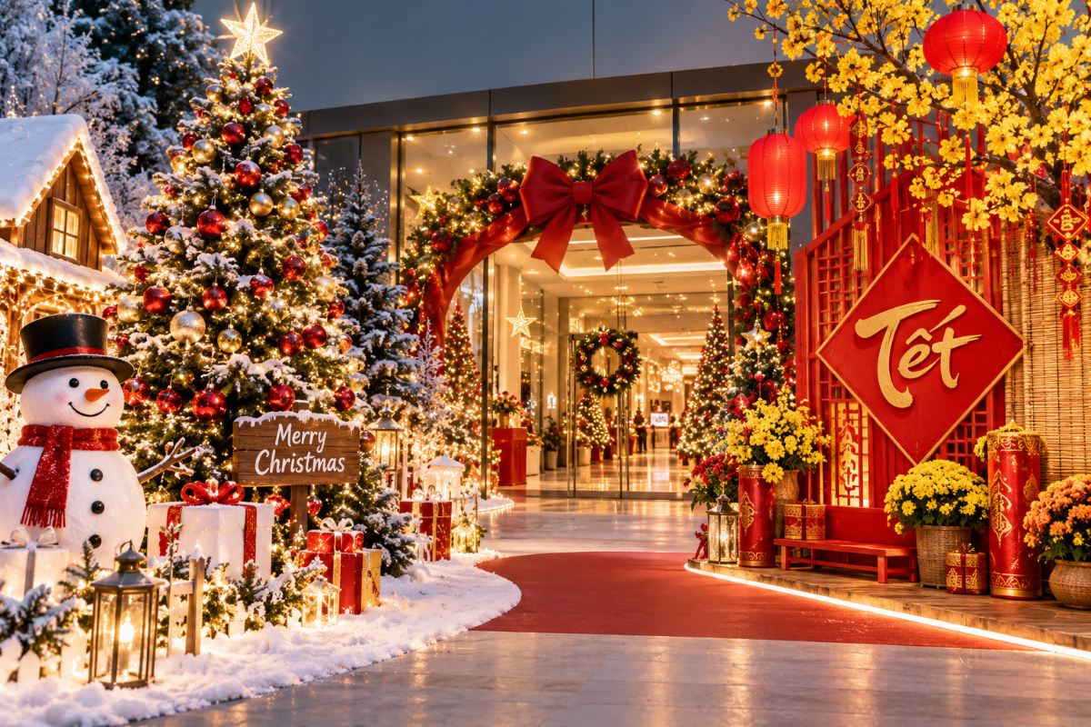 Dịch Vụ Trang Trí Giáng Sinh (Noel) 2026 – Tết 2027 Tại Biên Hòa, Đồng Nai