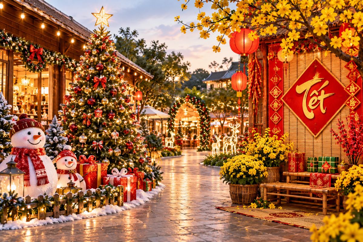 Dịch Vụ Trang Trí Giáng Sinh (Noel) 2026 – Tết 2027 Tại Biên Hòa, Đồng Nai