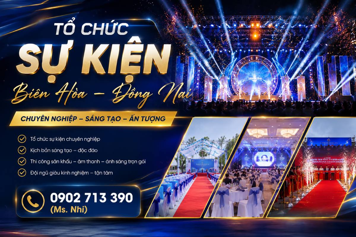 Tổ Chức Sự Kiện Biên Hòa – Đồng Nai | Hmedia