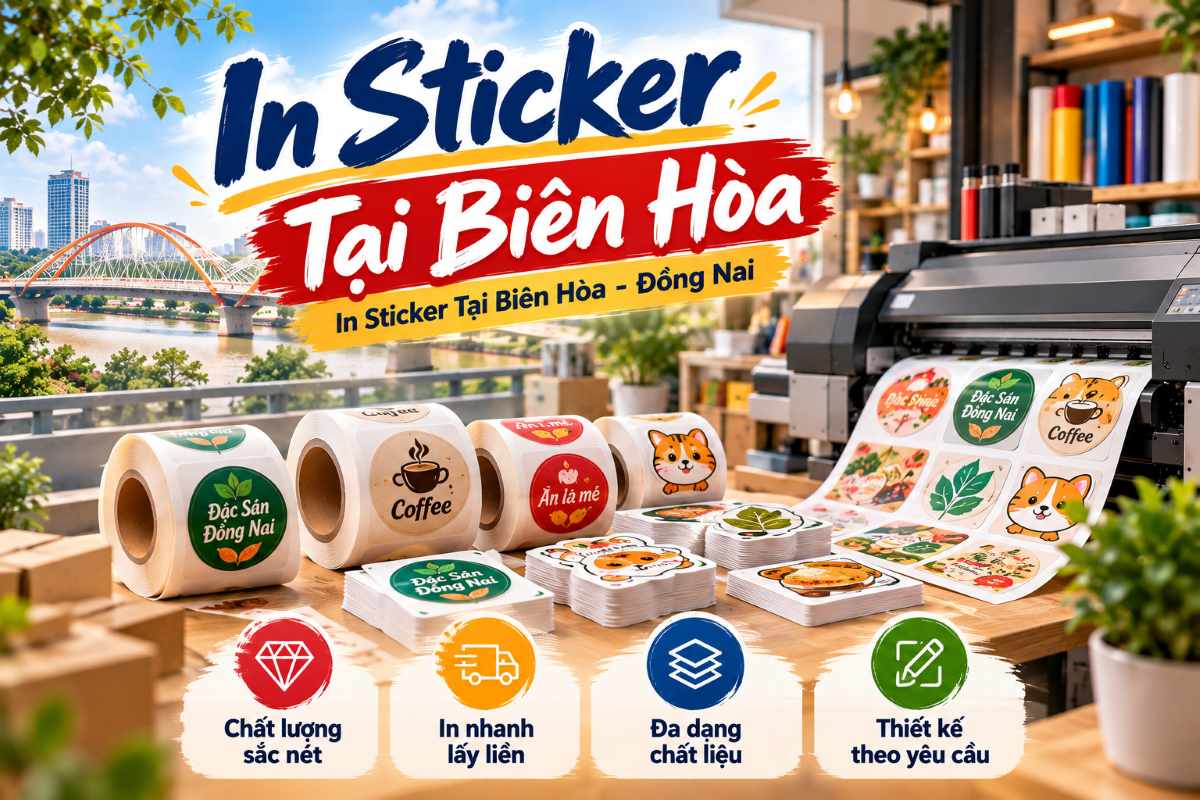 In Sticker Tại Biên Hòa, In Sticker Tại Biên Hòa - Đồng Nai