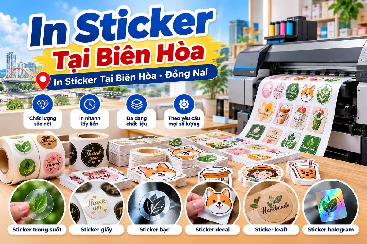 In Sticker Tại Biên Hòa, In Sticker Tại Biên Hòa - Đồng Nai