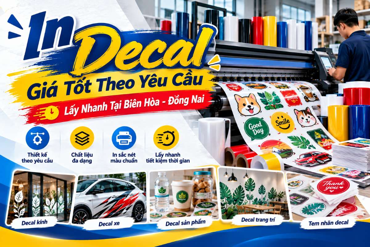 Ứng Dụng Của In Decal Trong Kinh Doanh