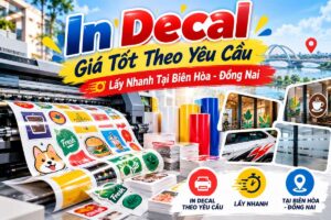 In Decal Giá Tốt Theo Yêu Cầu, Lấy Nhanh Tại Biên Hòa - Đồng Nai