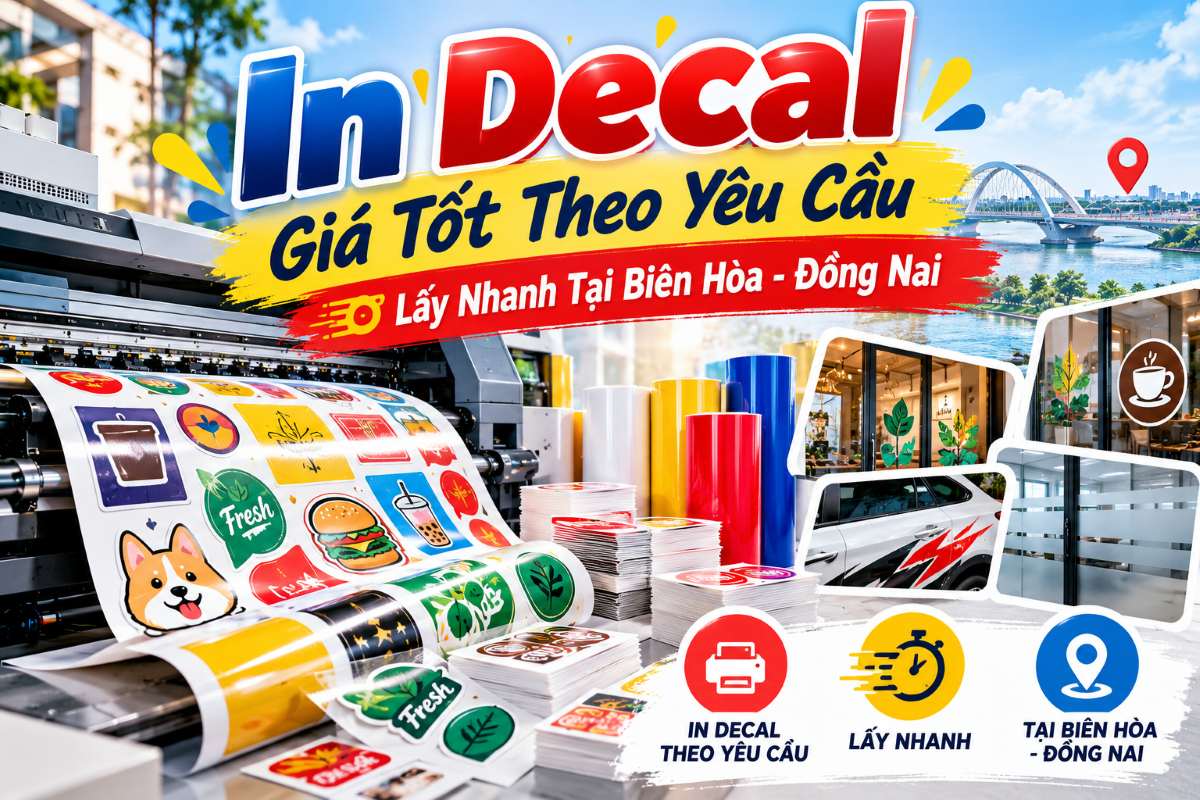 In Decal Giá Tốt Theo Yêu Cầu, Lấy Nhanh Tại Biên Hòa - Đồng Nai